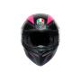 AGV Integralhelm K1 WARMUP BLACK/PINK S  (55-56cm)