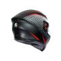 AGV Integralhelm K5 S THUNDER MATT BLACK/WHITE/RED MS  (57cm)