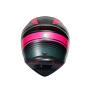 AGV Integralhelm K1 WARMUP BLACK/PINK L  (59-60cm)