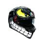 AGV Integralhelm K3 SV ANGRY BLACK XS  (53-54cm)