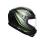 AGV Integralhelm K6 FLASH GREY/BLACK/LIME XXL  (63-64cm)