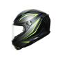 AGV Integralhelm K6 FLASH GREY/BLACK/LIME ML  (58cm)