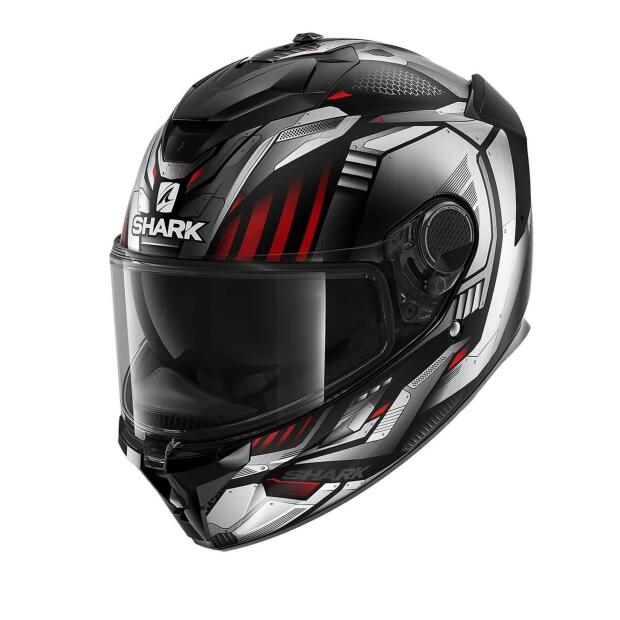 SHARK Integralhelm SPARTAN GT REPLIKAN schwarz-weiss-rot matt Größe XS