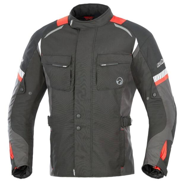 BÜSE Jacke BRENO schwarz/rot Größe 46 (XS)