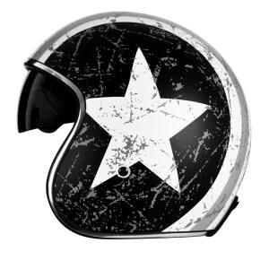 ORIGINE Helm Jethelm Sprint Rebel Star Farbe grau...