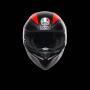 AGV Integralhelm K1 WARMUP MATT BLACK/RED