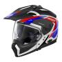 NOLAN Systemhelm N70-2 X GRANDES ALPES schwarz-weiss-blau-rot