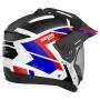 NOLAN Systemhelm N70-2 X GRANDES ALPES schwarz-weiss-blau-rot