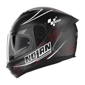 NOLAN Integralhelm N60-6 MOTO GP schwarz-weiss-rot matt