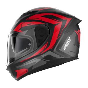 NOLAN Integralhelm N60-6 ANCHOR schwarz-rot matt