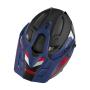 NOLAN Systemhelm N70-2 X BUNGEE schwarz-blau-weiss-rot