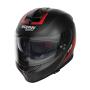 NOLAN Integralhelm N80-8 STAPLE schwarz-rot matt