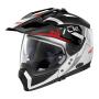 NOLAN Systemhelm N70-2 X BUNGEE schwarz-weiss-rot