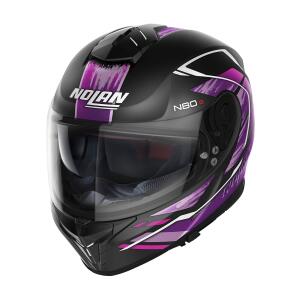 NOLAN Integralhelm N80-8 THUNDERBOLT schwarz-pink-violett