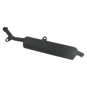 Rear silencer for YAMAHA DT125 LC year 82 steel black