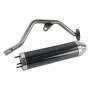 GIANNELLI muffler for Yamaha/MBK/Malaguti in DT/XTM/XSM/X-Limit carbon
