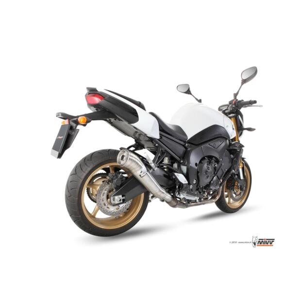 MIVV Auspuff GHIBLI für Yamaha FZ8 / FAZER 8 800 ccm Bj. 10-16 schwarz SLIP-ON