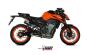 MIVV Auspuff X-M1 für KTM 790 / 890 DUKE Bj. 18-23 schwarz SLIP-ON