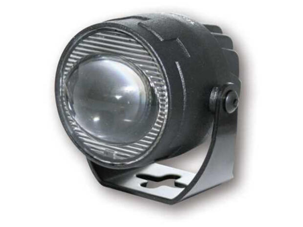 HIGHSIDER Led Mini-Abblendscheinwerfer HIGHSIDER SATELLITE mit E-Prüfzeichen schwarz