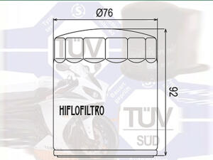 Ölfilter Hiflo HF170 schwarz Harley Davidson