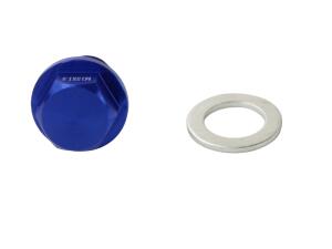 Oil drain plug for Adly/Aprilia/CAN-AM/Honda/Polaris/Yamaha magnet blue M12x15