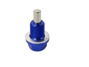 Oil drain plug for Adly/Aprilia/CAN-AM/Honda/Polaris/Yamaha magnet blue M12x15