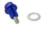 Oil drain plug for Adly/Aprilia/CAN-AM/Honda/Polaris/Yamaha magnet blue M12x15