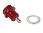 Ölablassschraube für BMW/Aprilia/Harley/Sherco Magnet rot M16x1,5