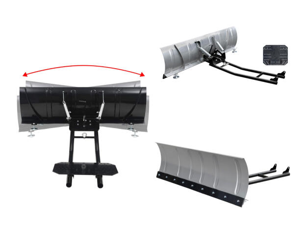 Chasse-neige en métal pour Quad / ATV de 150 cm de large, chasse-neige professionnel universellement
