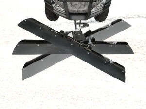 Snow plow with automatic adjustment for  Segway Snarler / AT6 S / L 150cm wide in metal