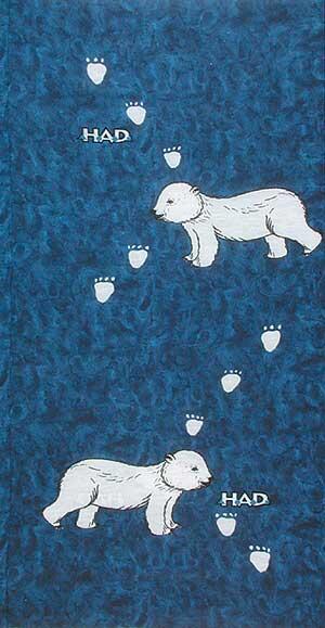 HAHN66 HAD© KIDS-KOPFTUCH Polarbär