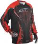 SHOT Cross Enduro Jersey BLASON KIDS schwarz-rot Größe 11 10-11 Jahre