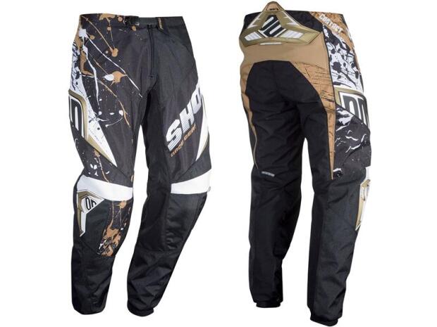 SHOT Cross Enduro Hose CONTACT RUSH schwarz-gold-weiss Größe 26