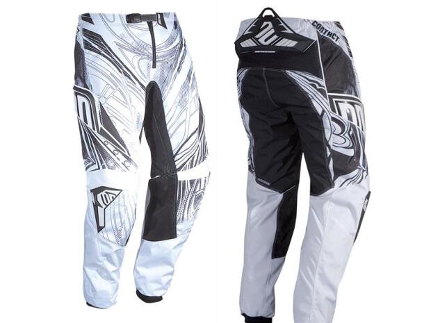 SHOT Cross Enduro Hose CONTACT MAORI weiss-schwarz Größe 28 (S)