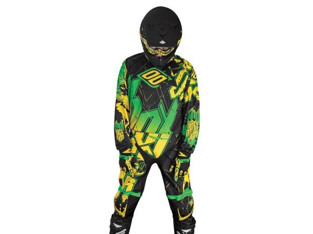 SHOT Cross Enduro Hose FLEXOR IMPACT schwarz-gelb-grün Gr. 26