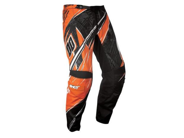 SHOT Cross Enduro Hose DEVO MOTION schwarz-orange-weiß Gr. 32