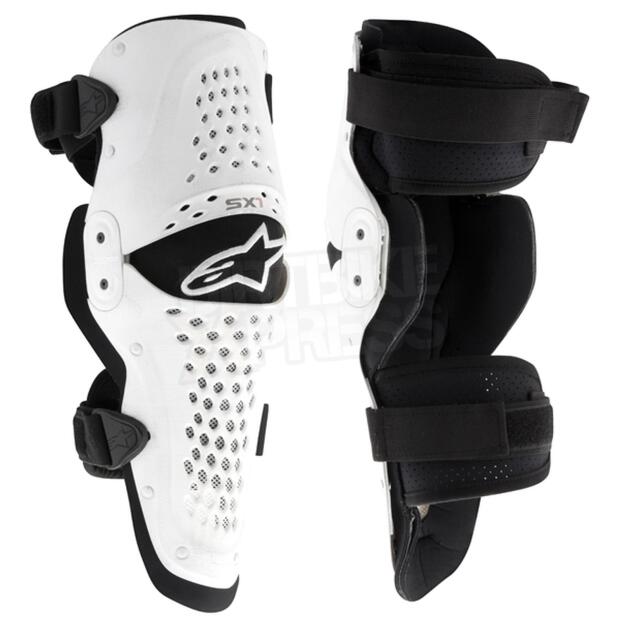 ALPINESTARS Knieschützer SX1 weiss-schwarz Größe 56 (L)