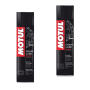 Motul Kettenspray C2+ 400ml 2-er Set MC Care Chain Lube Road plus weiß PTFE