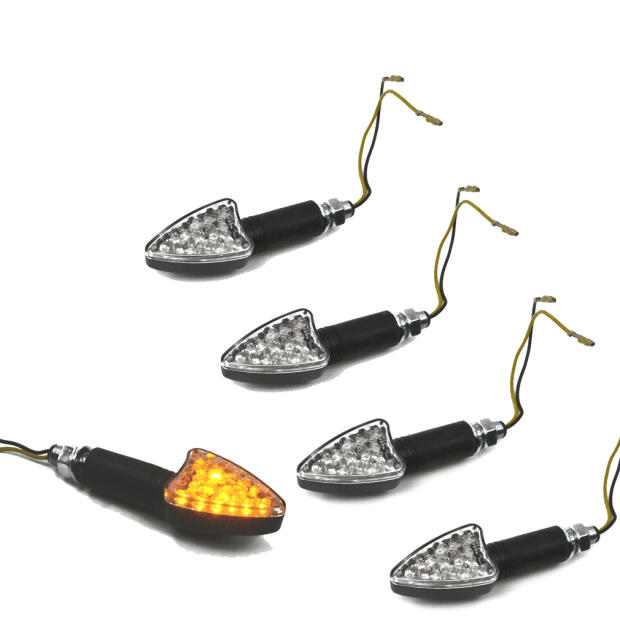 Blinker Mini LED klar Arrow vorne / hinten Set mit 4 Stück