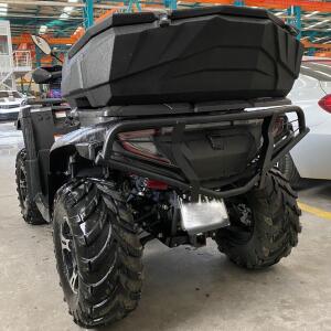 Koffer für Can Am / Bombardier/  Outlander 400/500/570/650/800/850/1000 Box Quad ATV Topcase hinten 2 Helme B-Ware