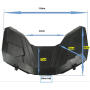 Koffer für CF Moto 420 Terralander 525 / 800  Box Quad ATV Topcase hinten 2 Helme B-Ware