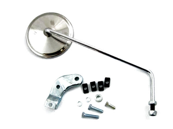 Mirror for Vespa old models for mounting on the bit sign right side