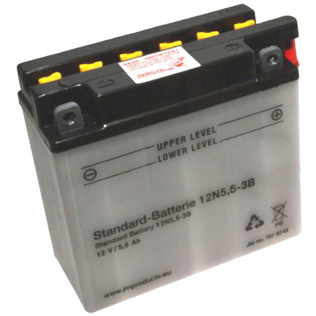 Batterie 12N5-3B für Simson MZ Suzuki Vespa Yamaha Royal Enfield