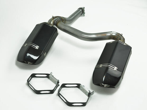 Auspuff Endtöpfe für Can Am Renegade Carbon ABE paar