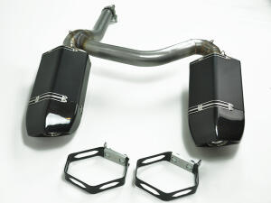 Auspuff Endtöpfe für Can Am Renegade Carbon ABE paar