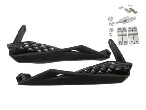 Protège-mains L-Handguards Aluminium Integral noir