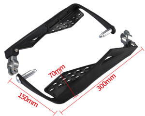 Protège-mains L-Handguards Aluminium Integral noir