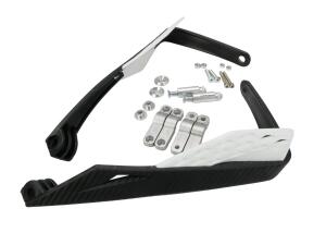 Handschützer Handprotektoren L-Handguards Aluminium Integral weiß