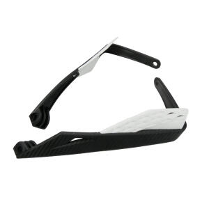 Handschützer Handprotektoren L-Handguards Aluminium Integral weiß