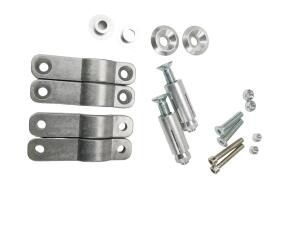 Handschützer Handprotektoren L-Handguards Aluminium Integral weiß